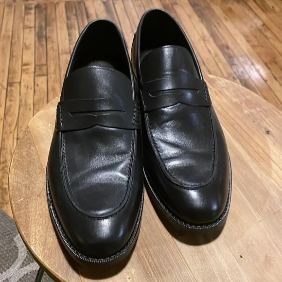 The Men’s Store Bloomingdales Black Penny Loafer Shoes Size 9.5 To Boot New York Men main image 4